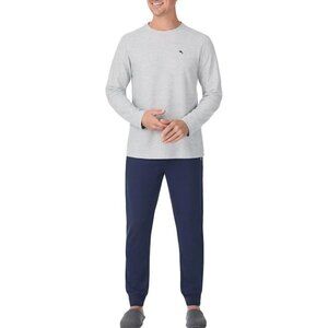 NEW Tommy Bahama Men's Set M Lounge Gray & Navy Pants Top